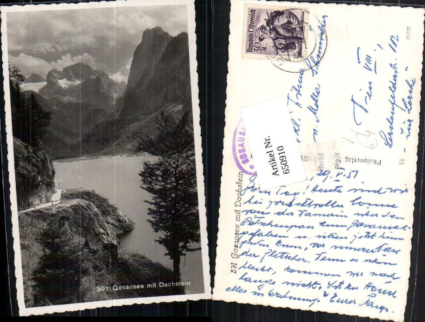 650910,Gosausee Gosau m. dachstein