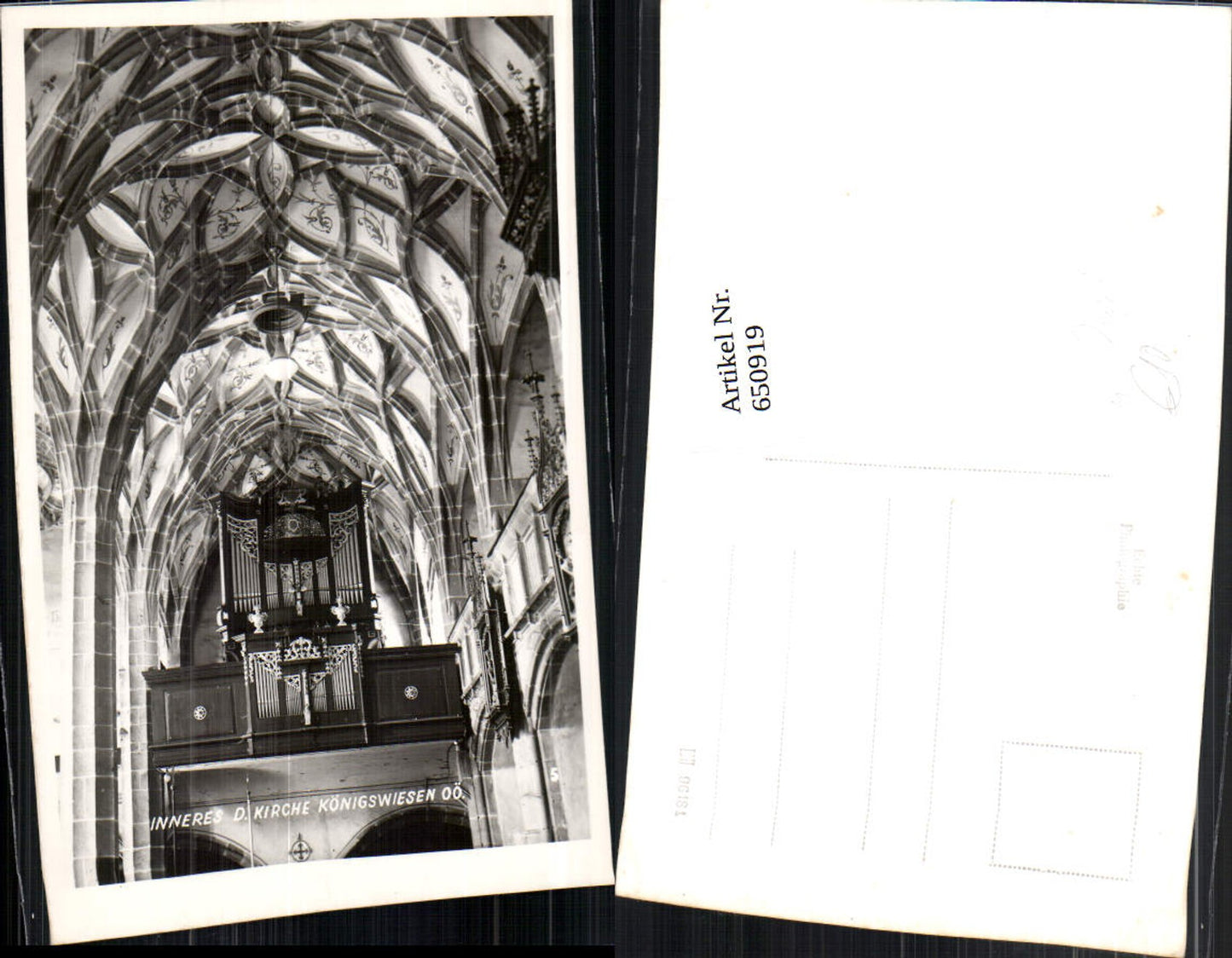 650919,Kirche Königswiesen Orgel