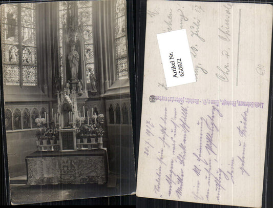 650922,Foto-AK Linz an der Donau Altar Dom pub Alois Schwarz