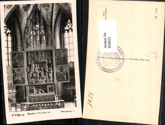 650923,St. Wolfgang am Wolfgangsee Altar Mchael Pacher pub Photo Gastberger 10