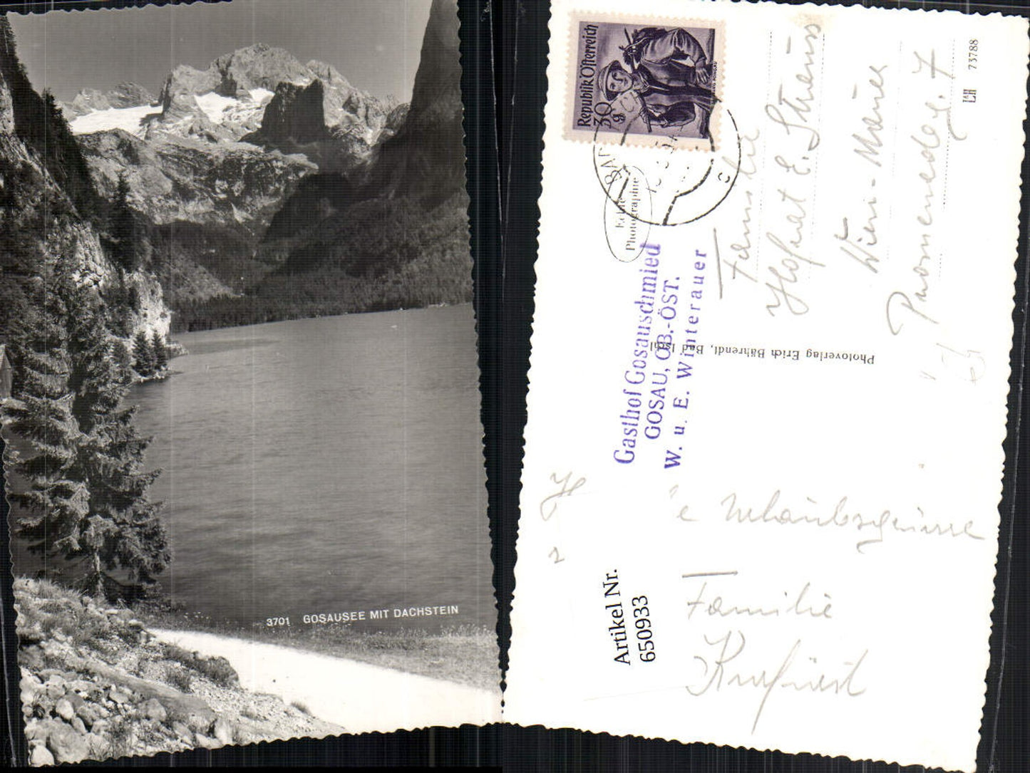 650933,Gosausee Gosau Dachstein