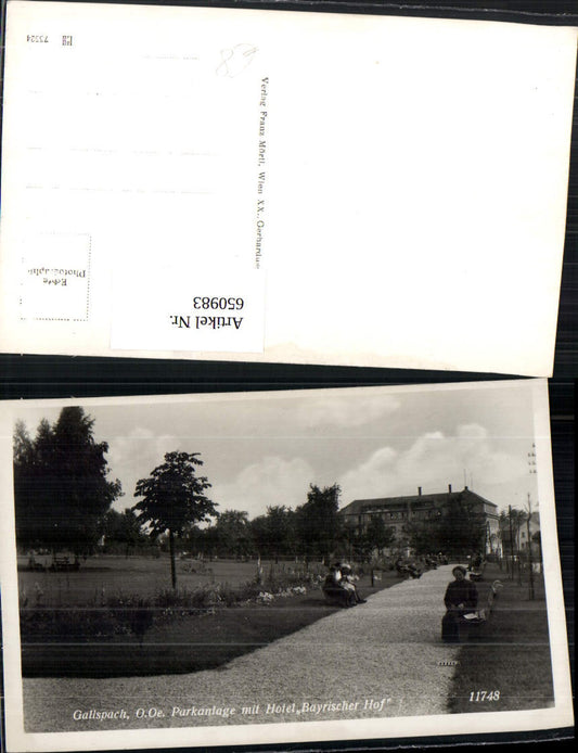 650983,Gallspach Parkanlage Hotel Bayrischer Hof