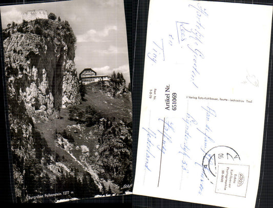 651069,Burgruine Falkenstein Pfronten Allgäu