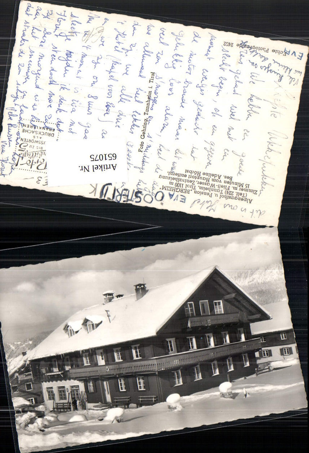 Alte Ansichtskarte – Old Postcard