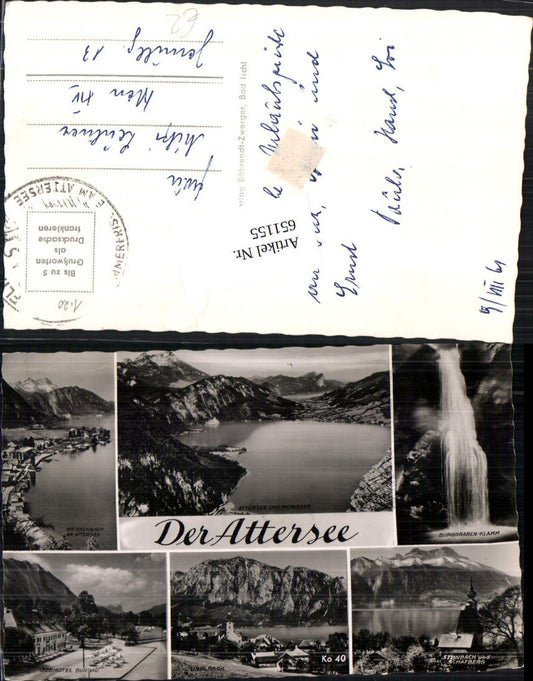 651155,Mehrbild Ak Attersee Weißenbach a. Attersee Seehotel Burgau Unterach