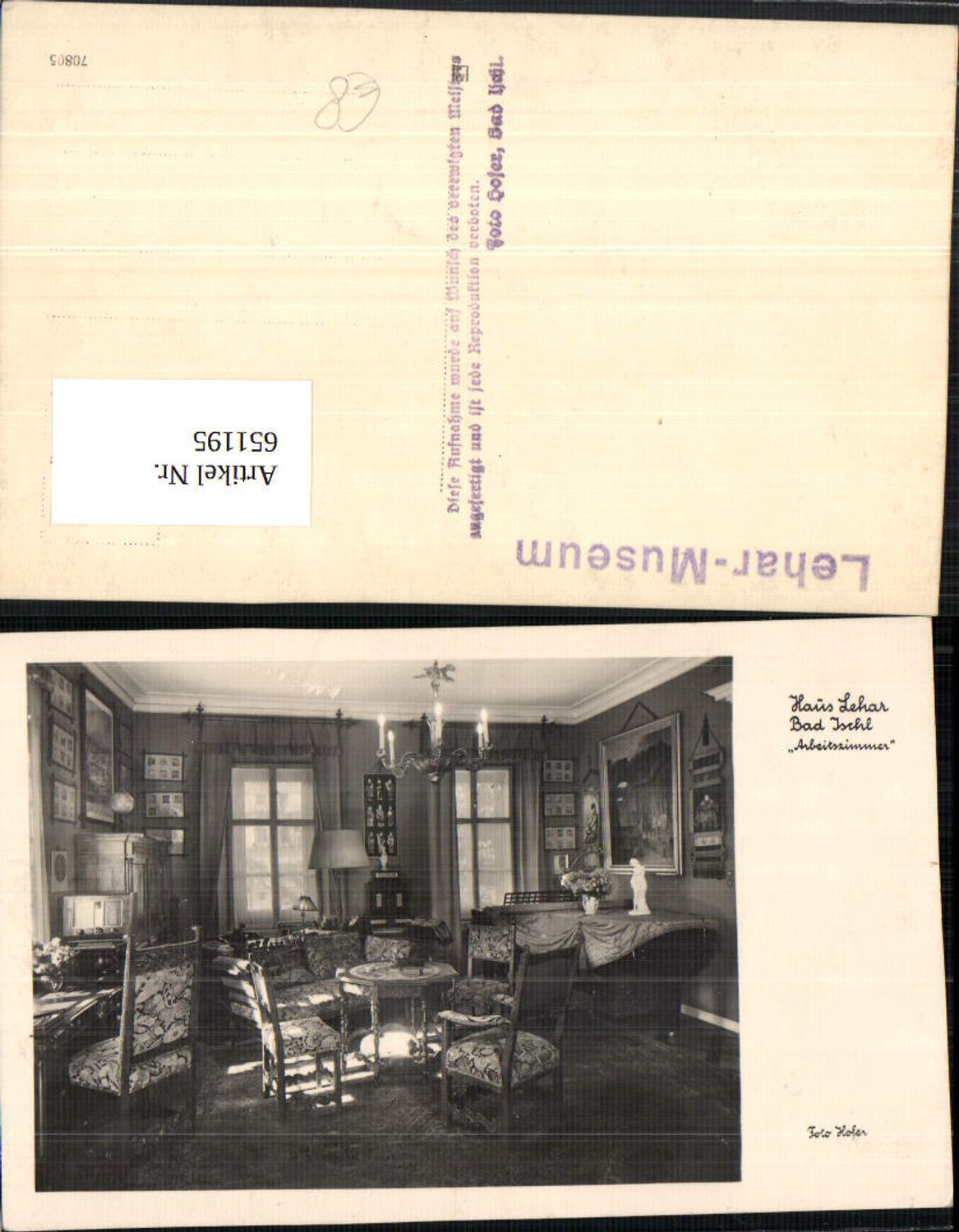 651195,Bad Ischl Lehar Museum pub Foto Hofer