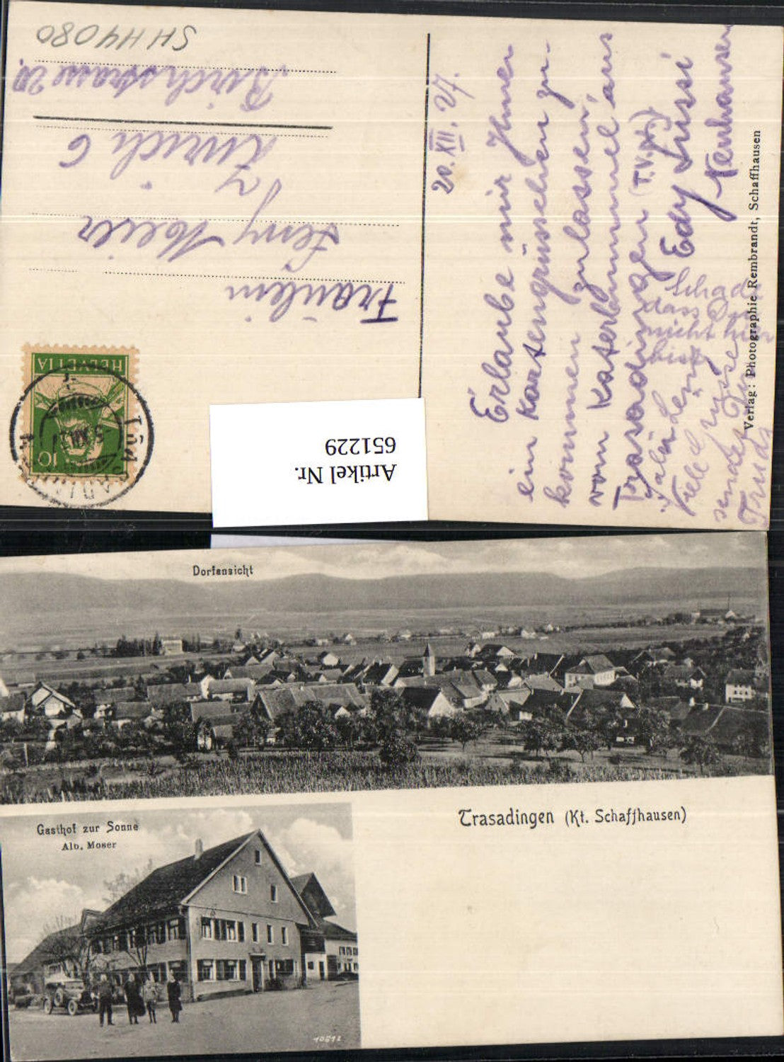 Alte Ansichtskarte – Old Postcard