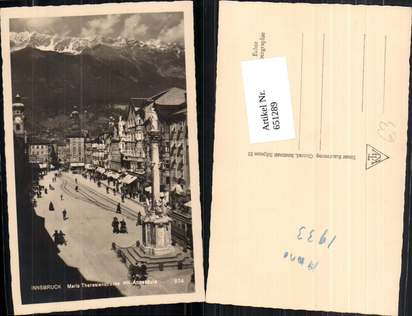Alte Ansichtskarte – Old Postcard