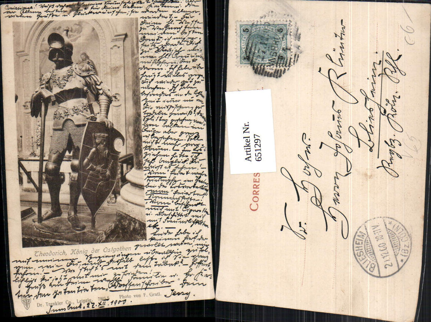 Alte Ansichtskarte – Old Postcard