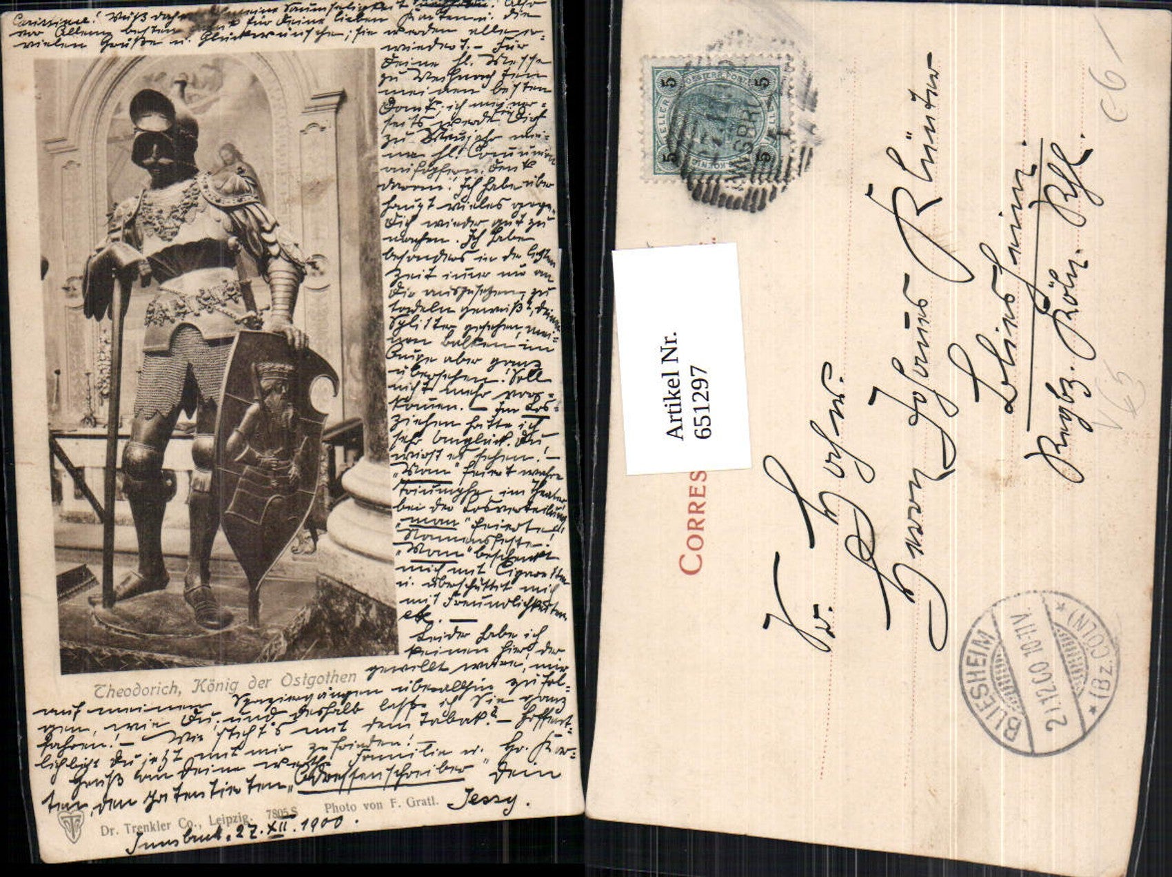 Alte Ansichtskarte – Old Postcard