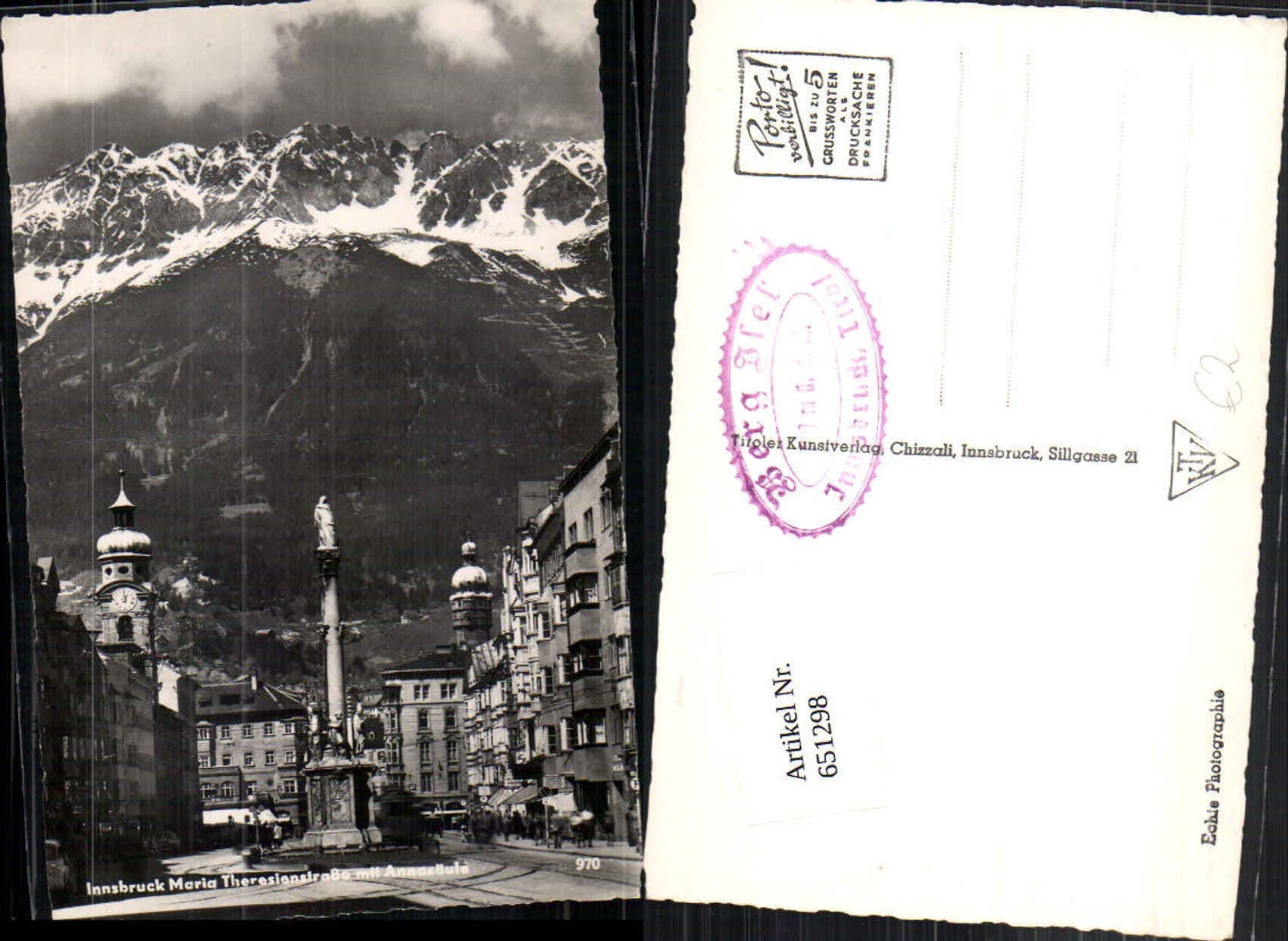 Alte Ansichtskarte – Old Postcard