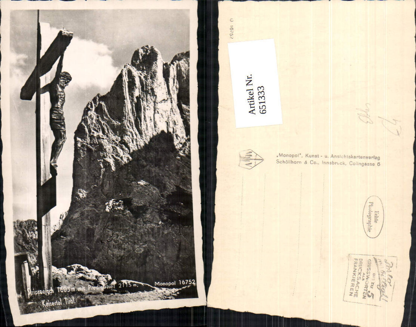 Alte Ansichtskarte – Old Postcard