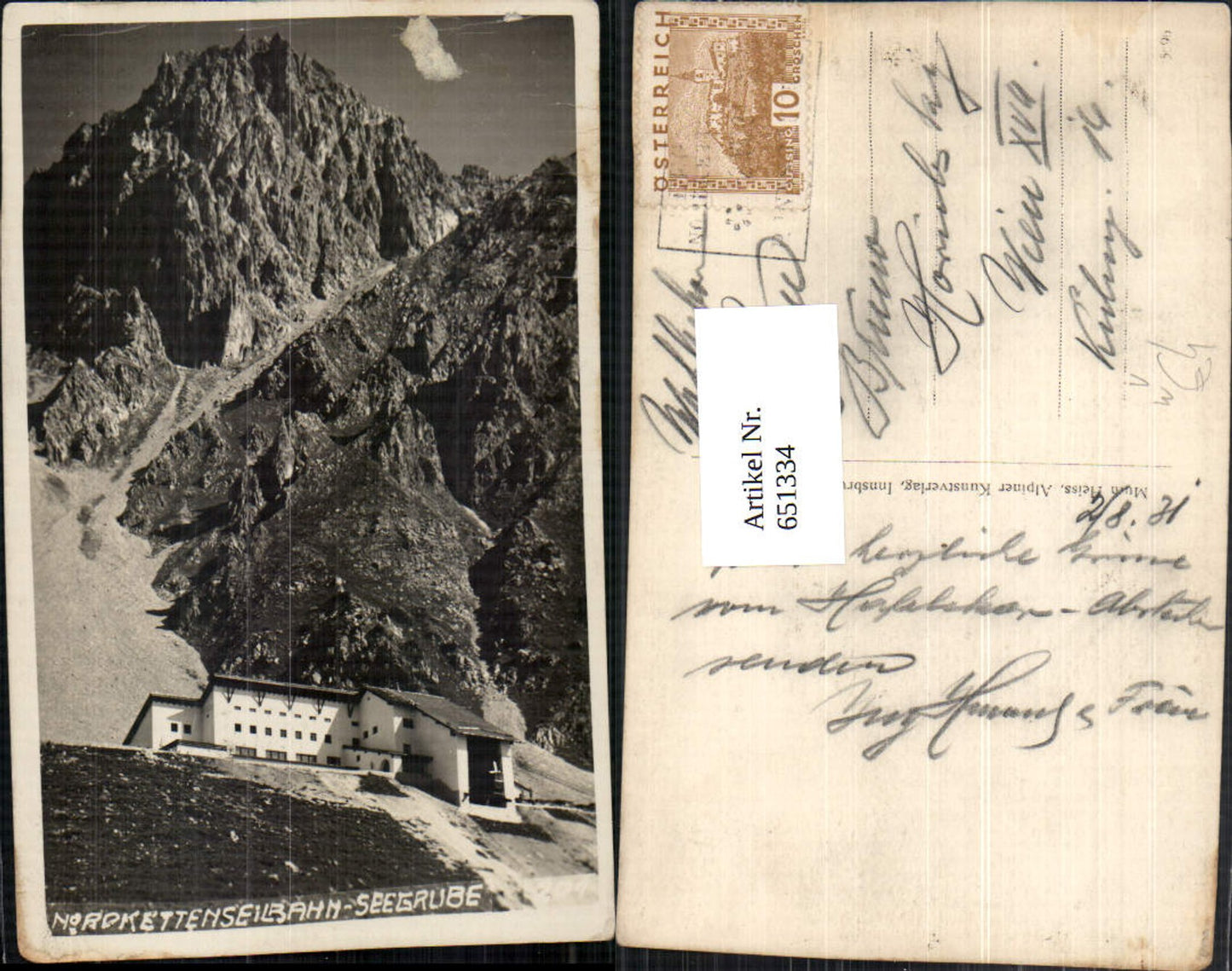 Alte Ansichtskarte – Old Postcard