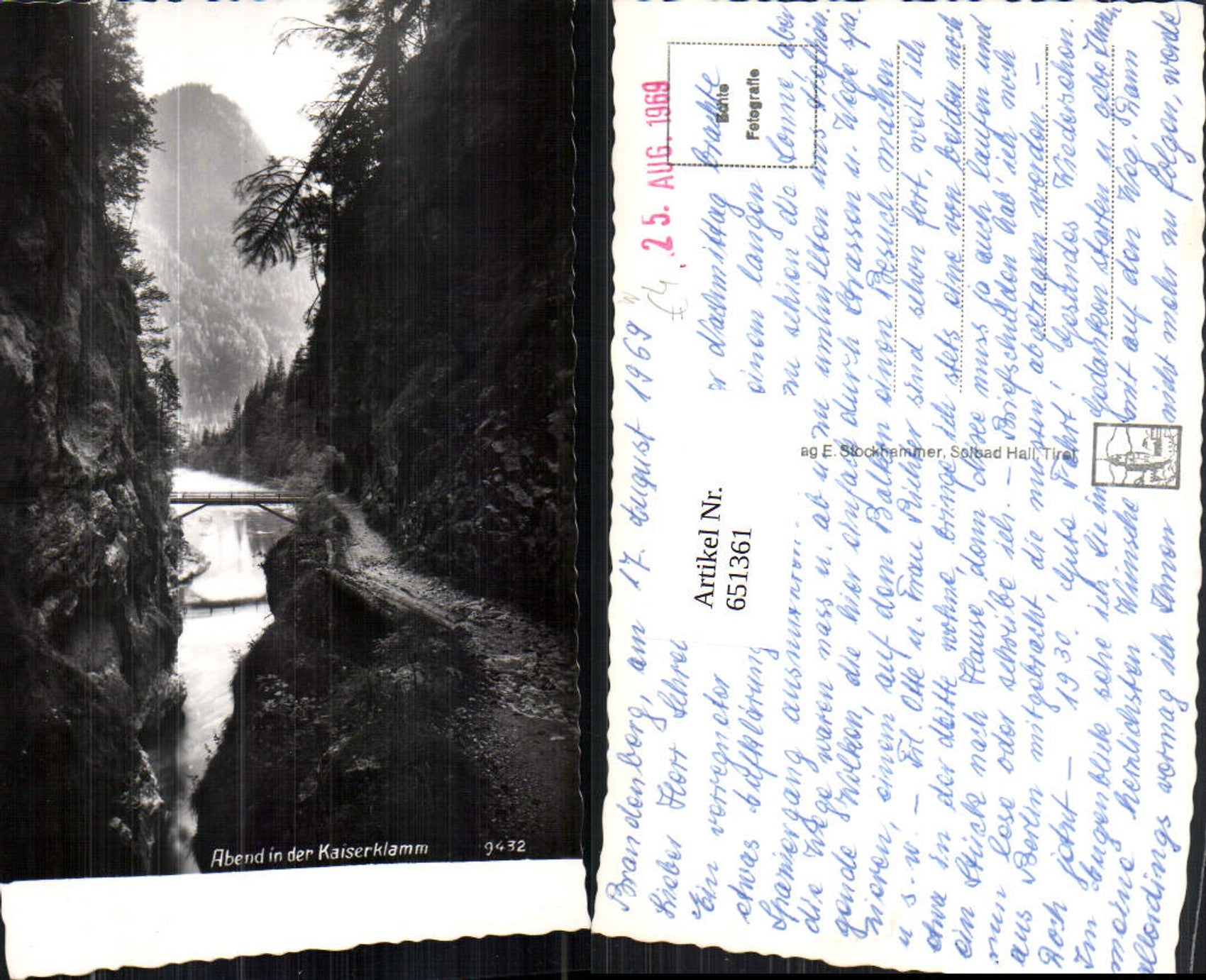 Alte Ansichtskarte – Old Postcard