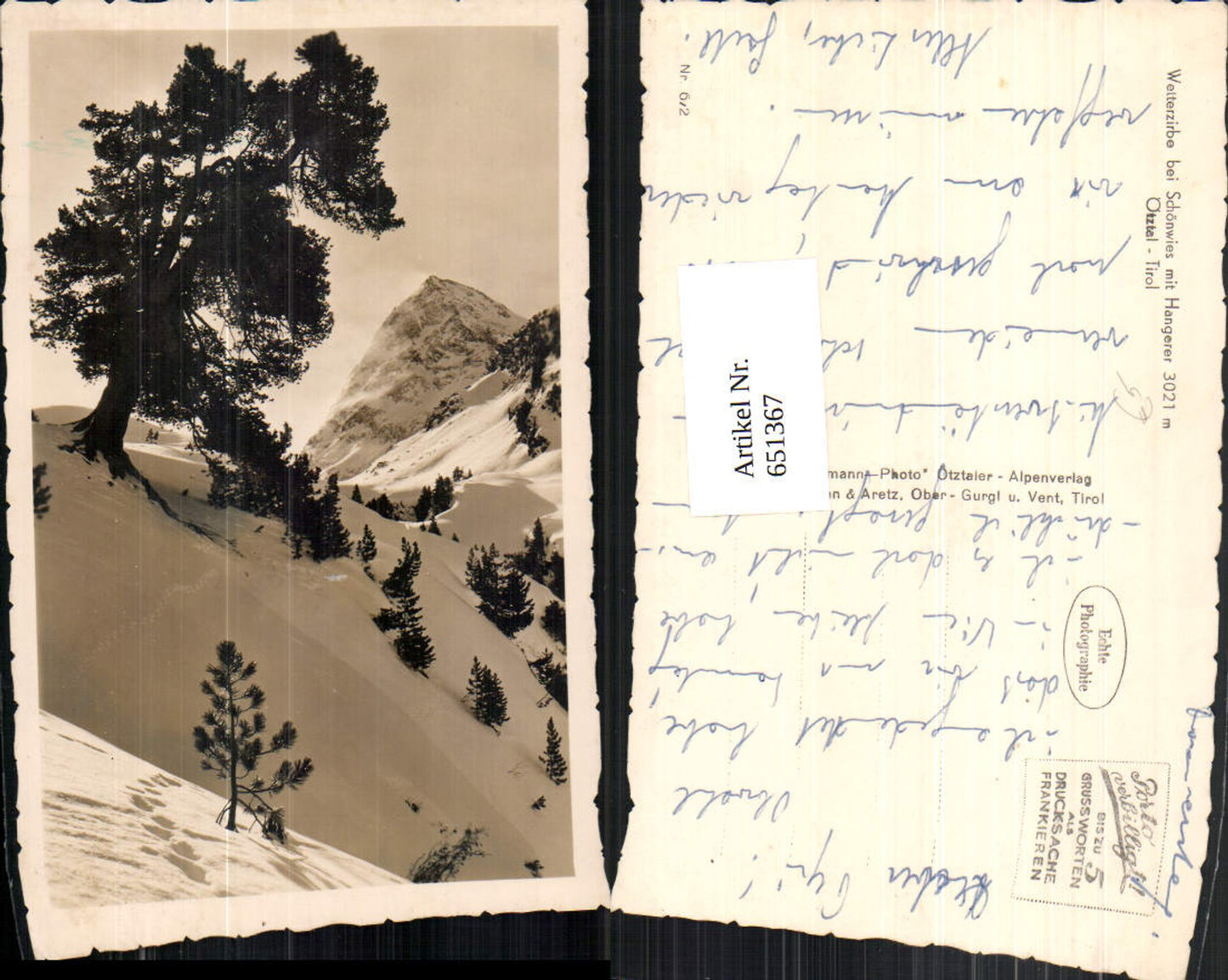 Alte Ansichtskarte – Old Postcard