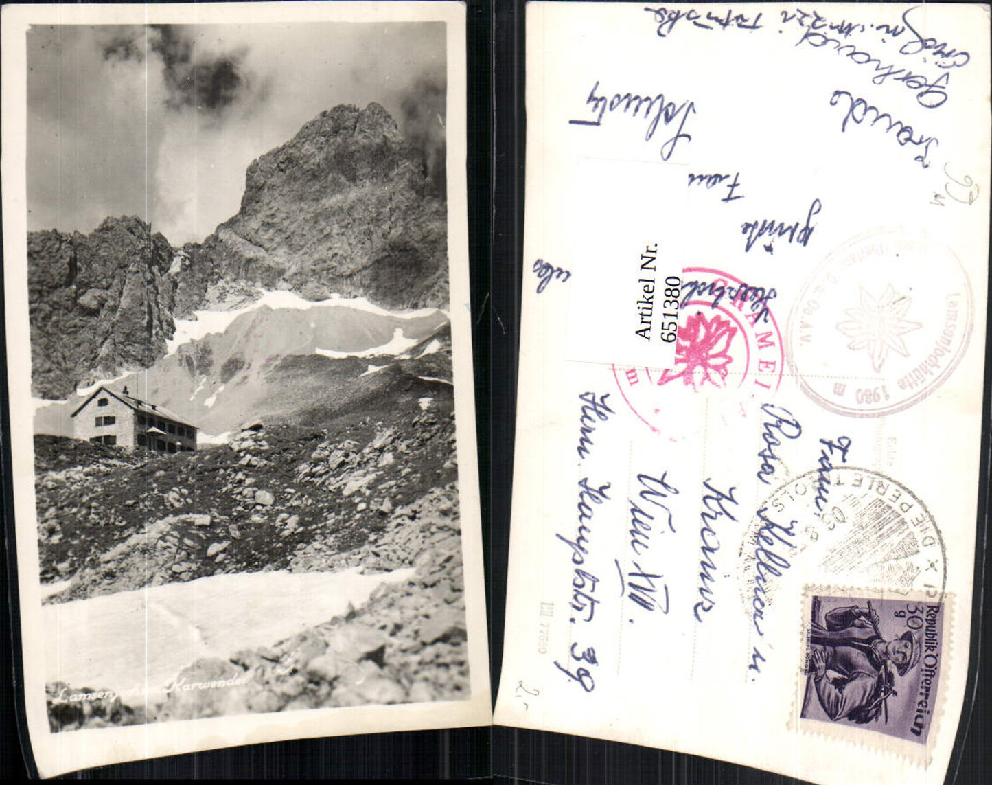 Alte Ansichtskarte – Old Postcard