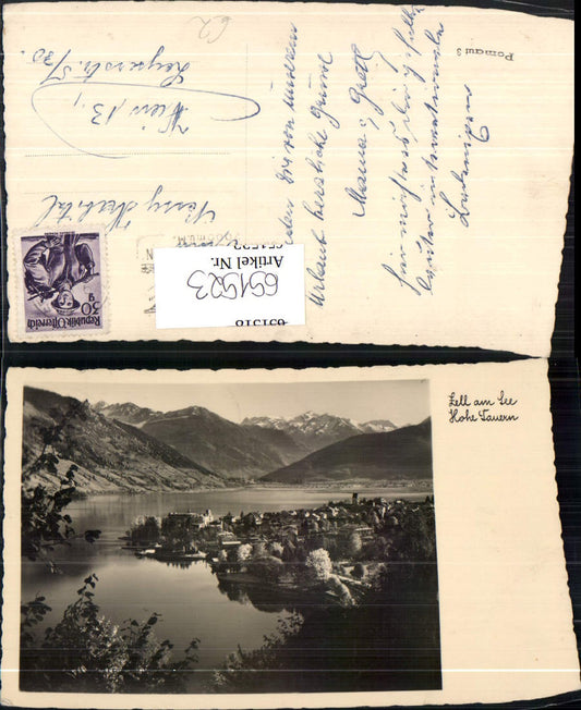 651523,Foto Ak Zell a. See Hohe Tauern