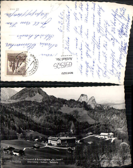 651525,Foto Ak Kuranstalt Erholungsheim St Josef Dürrnberg Hallein