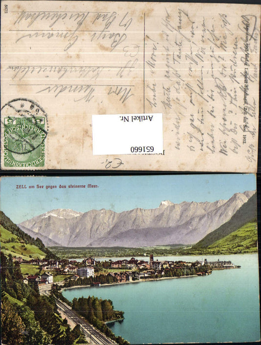 651660,Zell a. See geg. d. Steinerne Meer