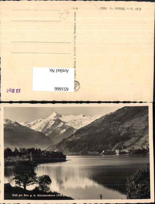 651666,Zell a. See geg. d. Kitzsteinhorn