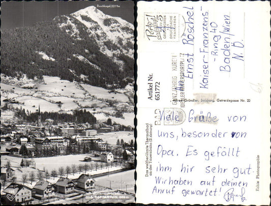 651772,Foto Ak Bad Hofgastein Winteransicht