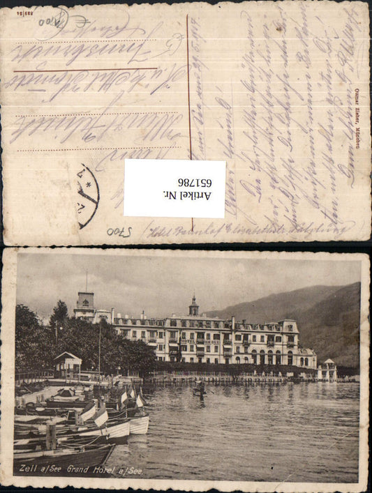 651786,Zell a. See Grand Hotel a. See Boote