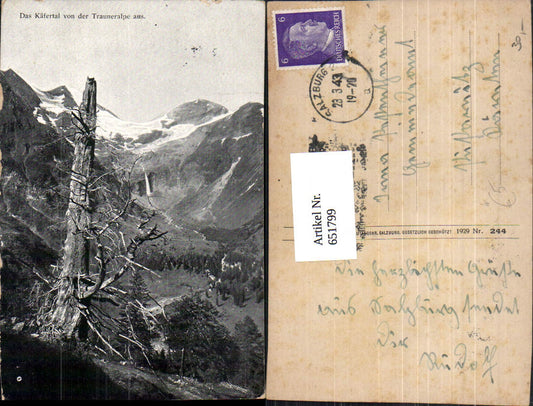 651799,Käfertal v. d. Tauernalpe aus b. Fusch an der Großglocknerstraße