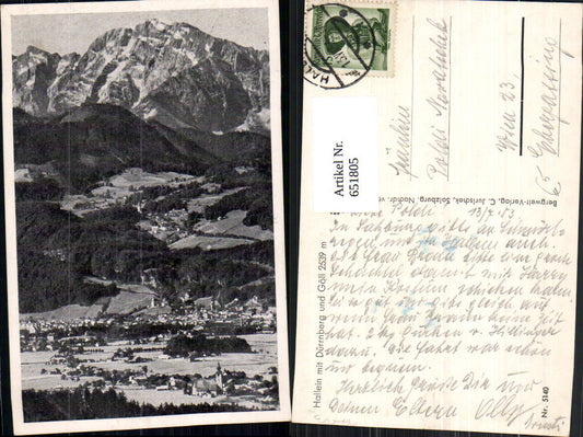 651805,Hallein Dürrnberg u. Göll