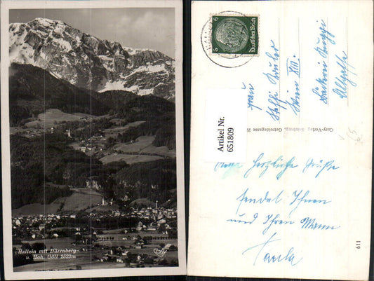 651809,Hallein m. Dürrnberg u. Hohen Göll pub Cosy 611