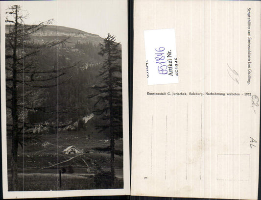 651846,Schutzhütte a. Seewaldsee b. Golling a. d. Salzach