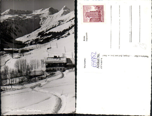 651852,Foto Ak Skiheim Marten Hinterglemm Saalbach-Hinterglemm Winteransicht