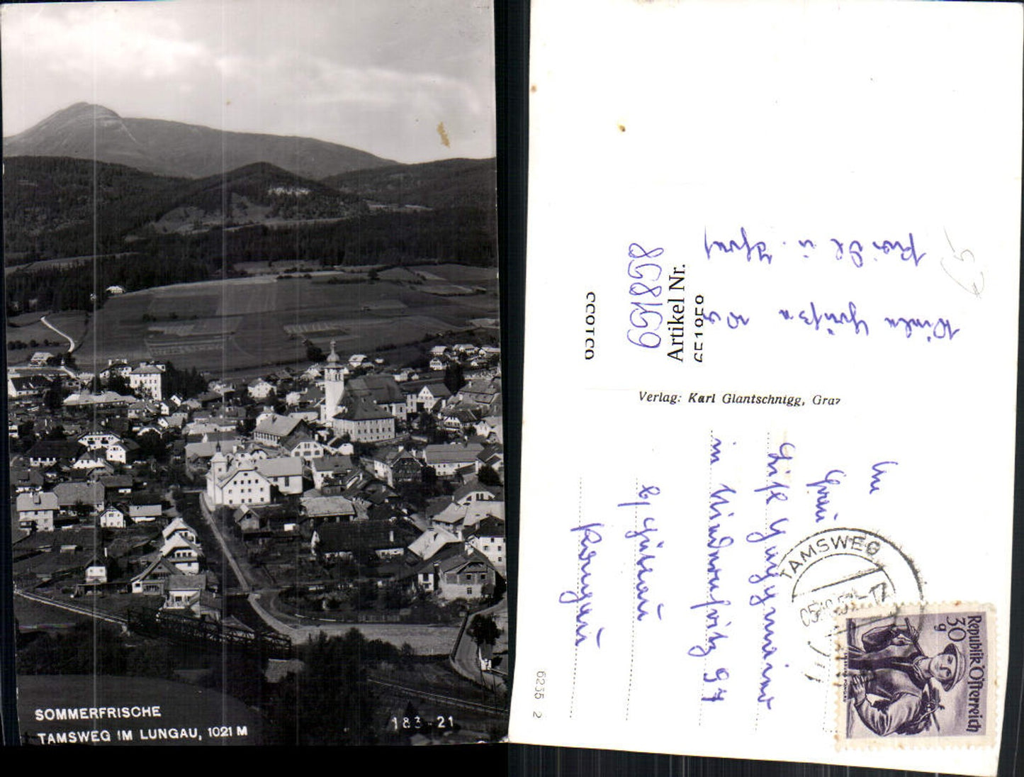 651858,Foto Ak Tamsweg im Lungau