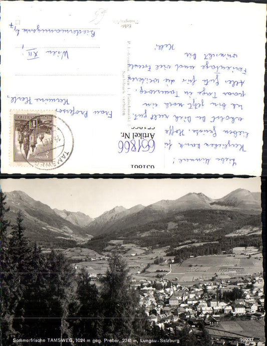 651866,Foto Ak Tamsweg geg. Preber Lungau