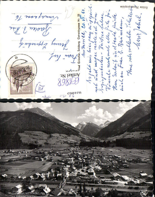 651868,Foto Ak Mittersill m. Felbertal u. Tauernkogel