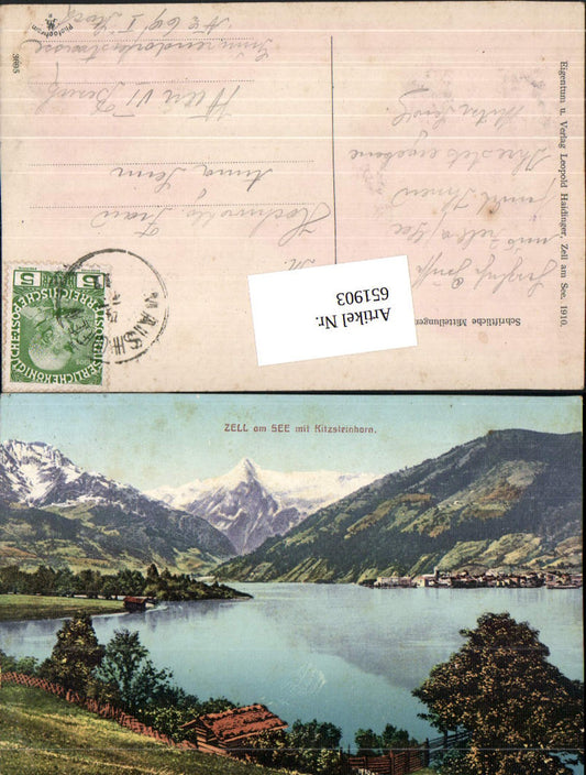 651903,Zell am See m. Kitzsteinhorn 1910