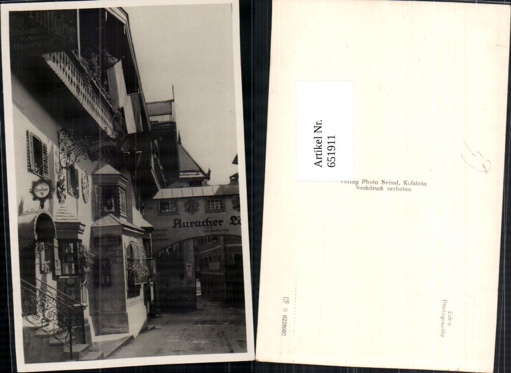 Alte Ansichtskarte – Old Postcard