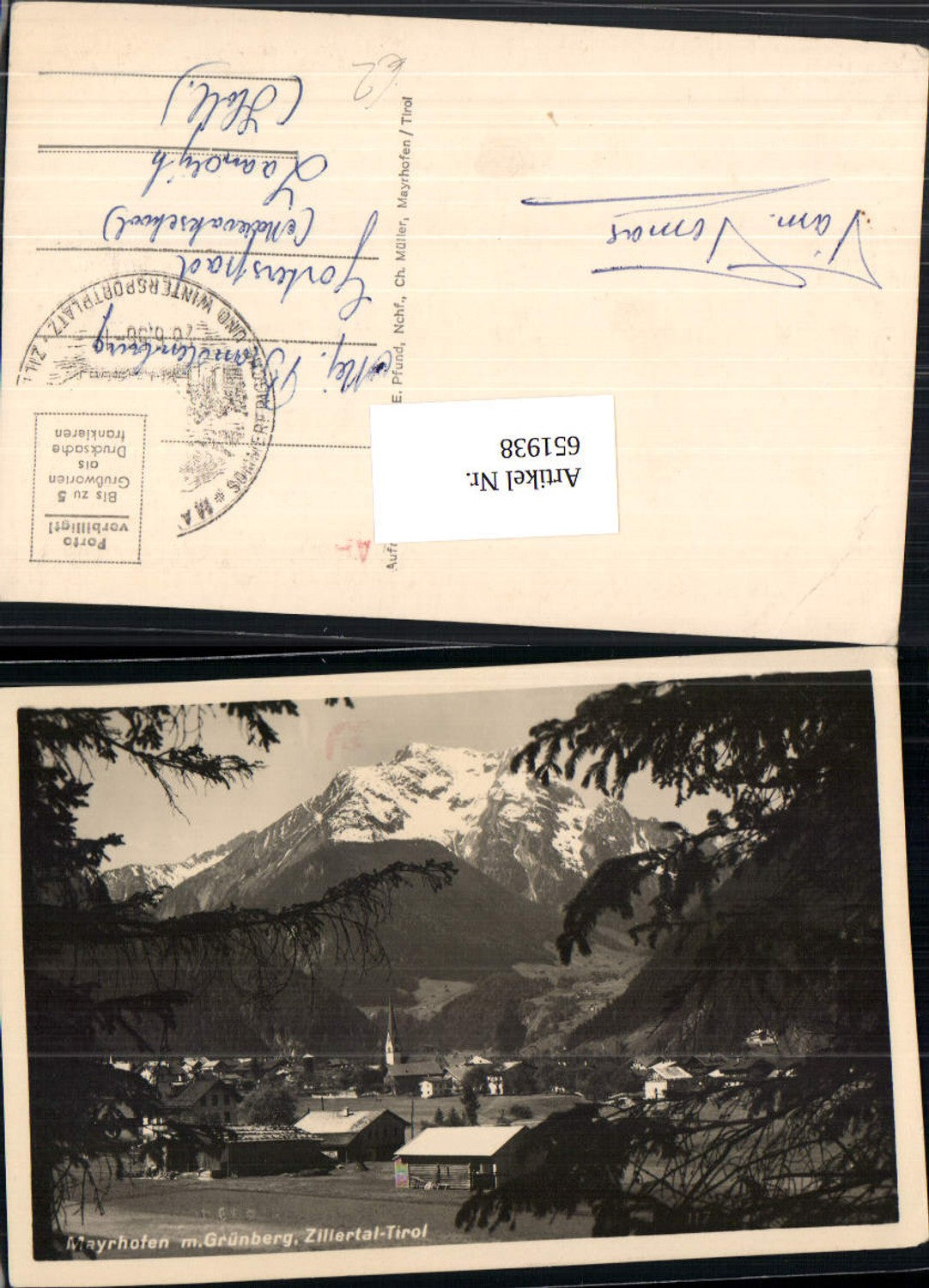 Alte Ansichtskarte – Old Postcard