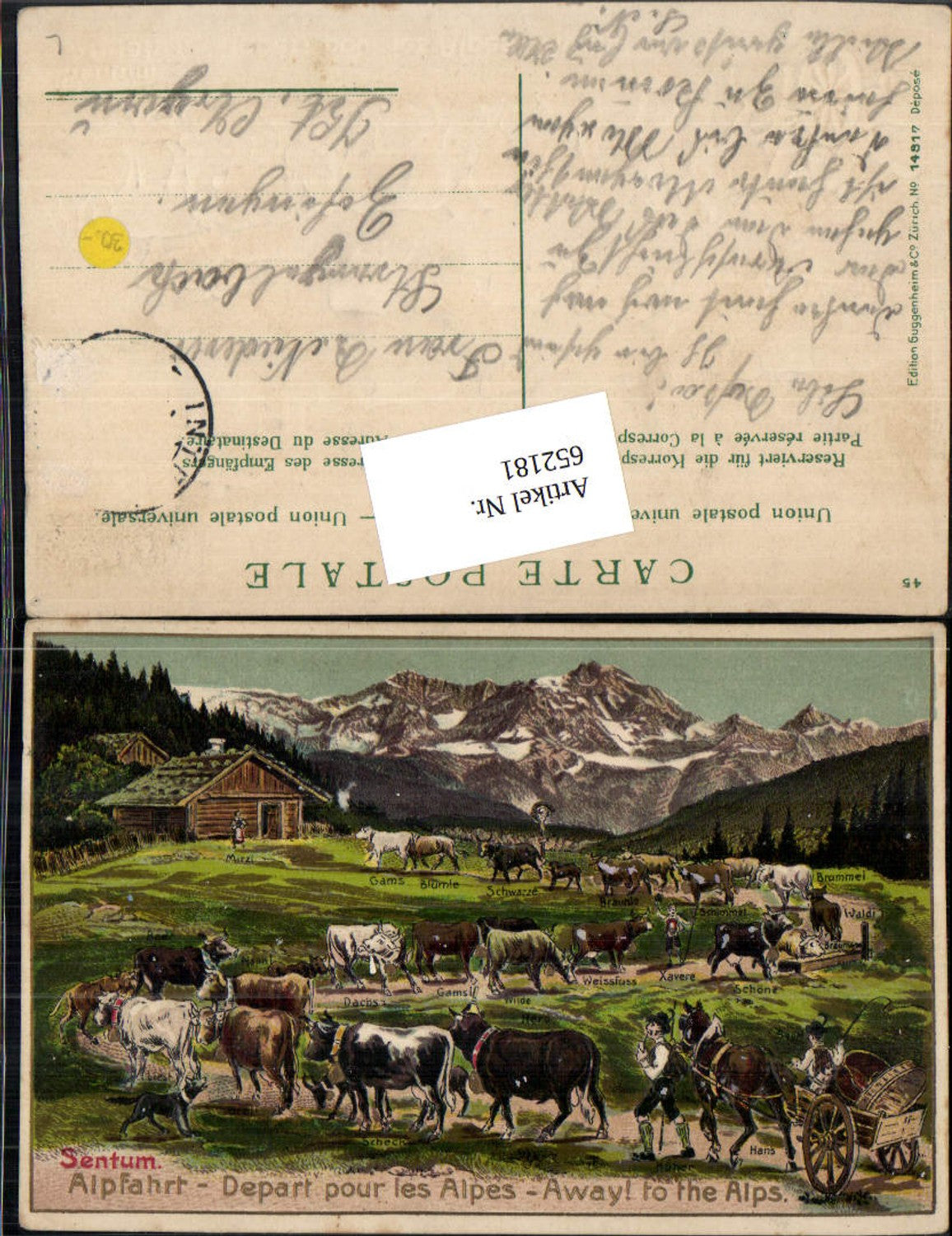 Alte Ansichtskarte – Old Postcard