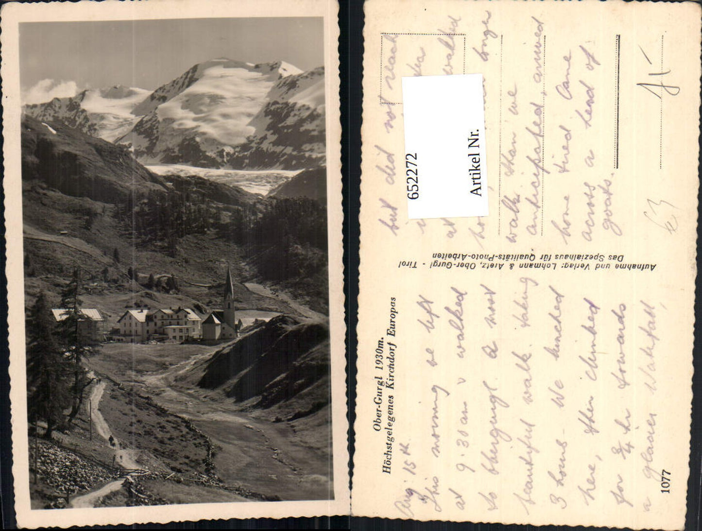 Alte Ansichtskarte – Old Postcard