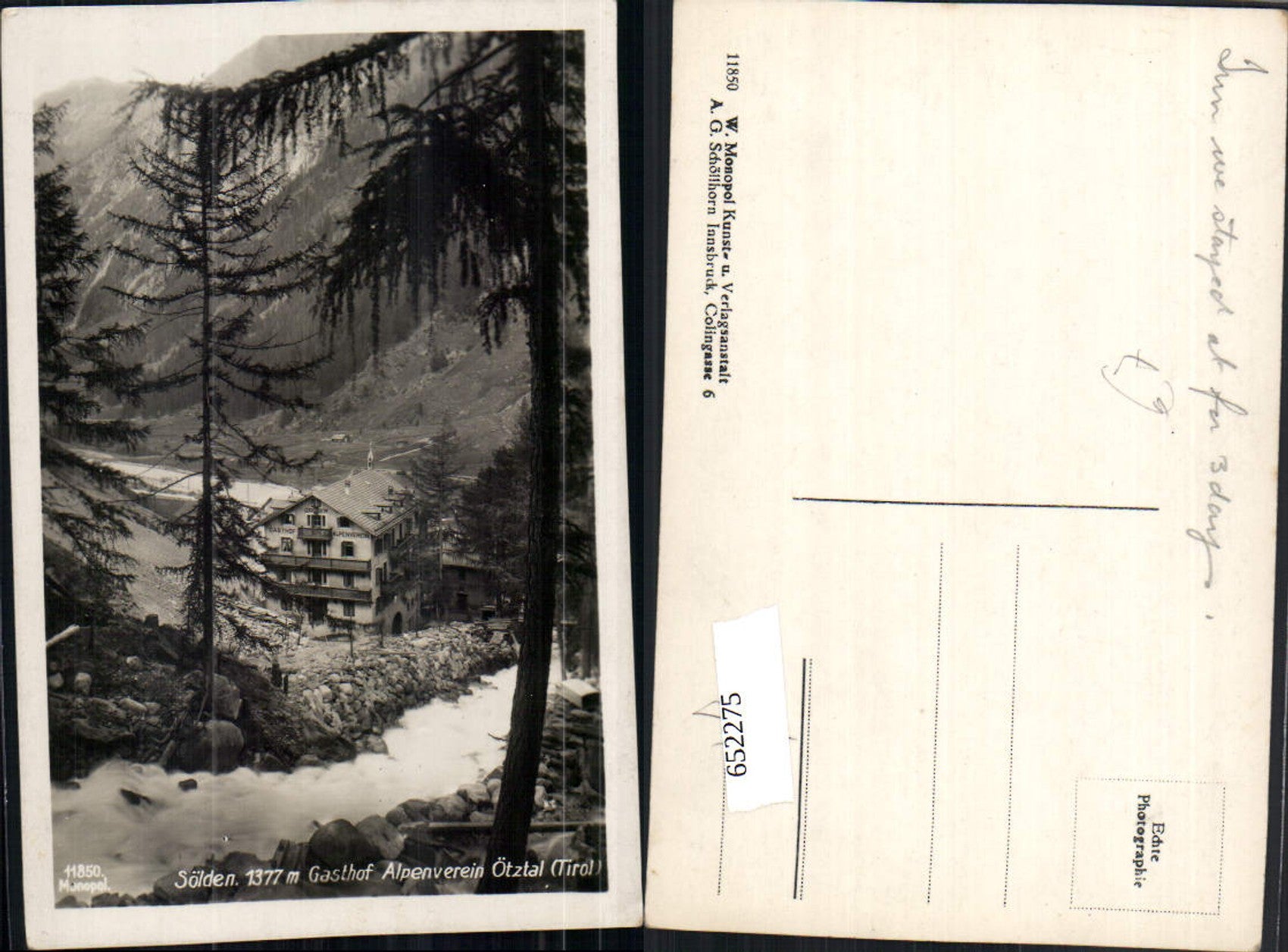 Alte Ansichtskarte – Old Postcard