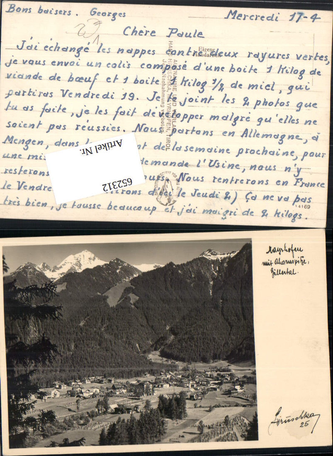 Alte Ansichtskarte – Old Postcard