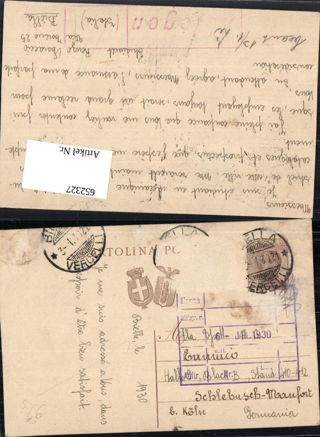 Alte Ansichtskarte – Old Postcard