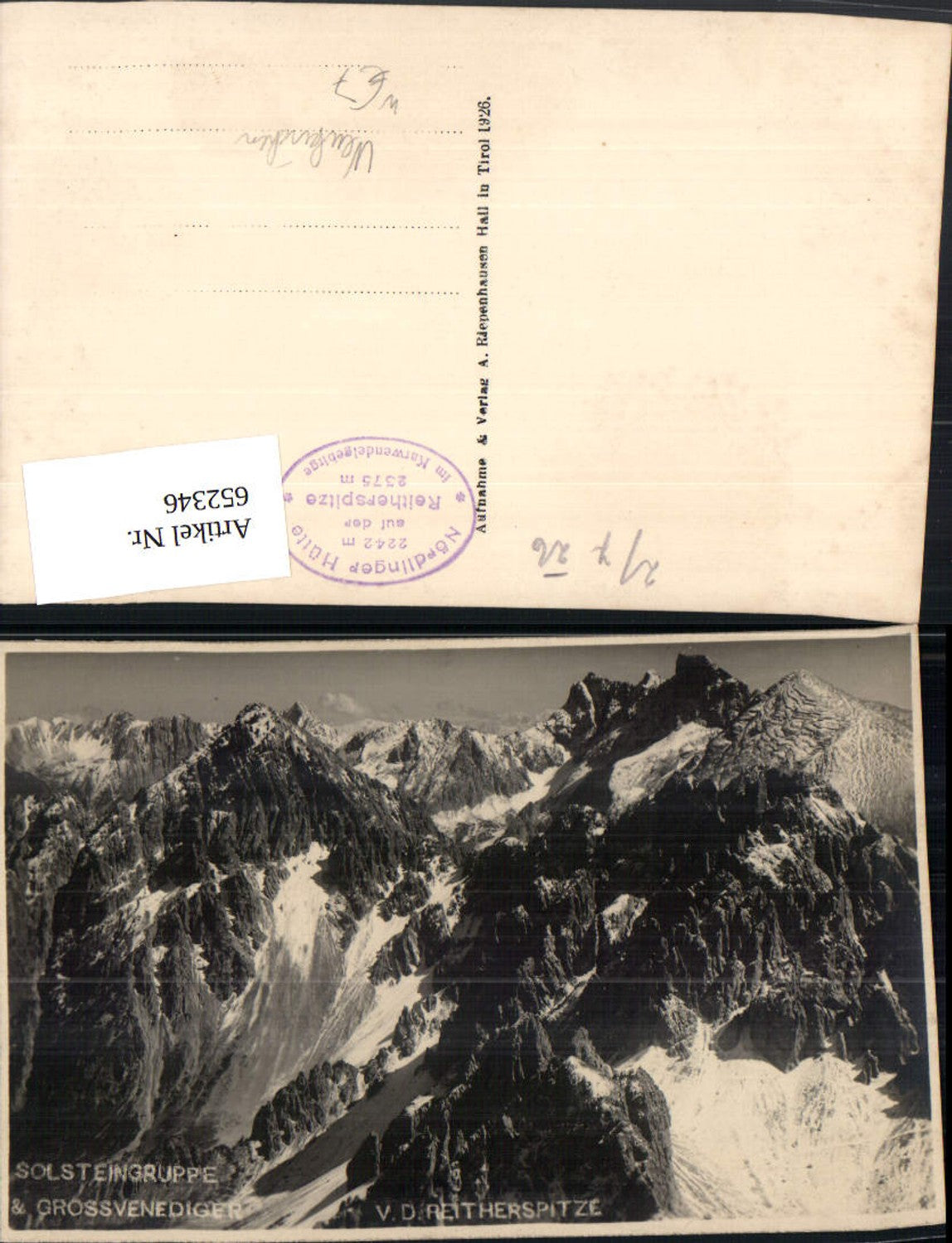 Alte Ansichtskarte – Old Postcard