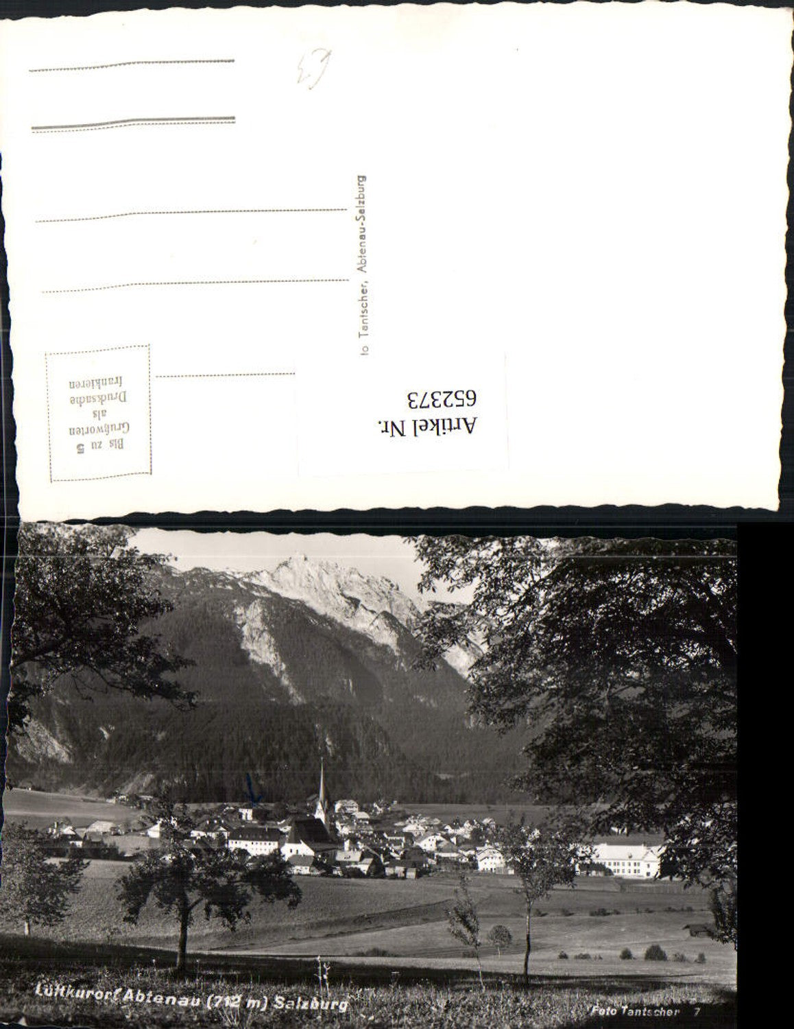 652373,Foto Ak Abtenau Ansicht