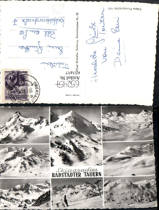 652457,Mehrbild Ak Radstädter Tauern Wintersport Obertauern