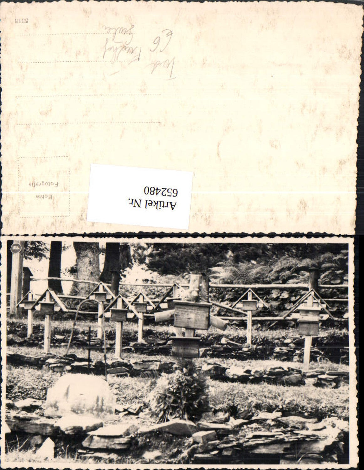 652480,Foto Ak Tod Friedhof Gräber Kreuze