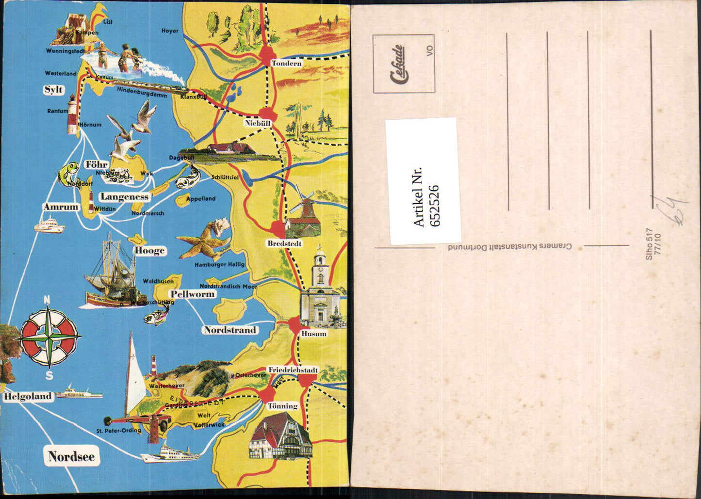 652526,Location map North Sea Helgoland North Beach
