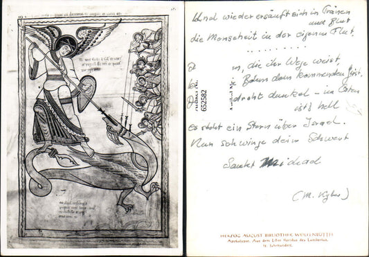 652582,Wolfenbüttel Herzog August Bibliothek Apokalypse Engel Drache