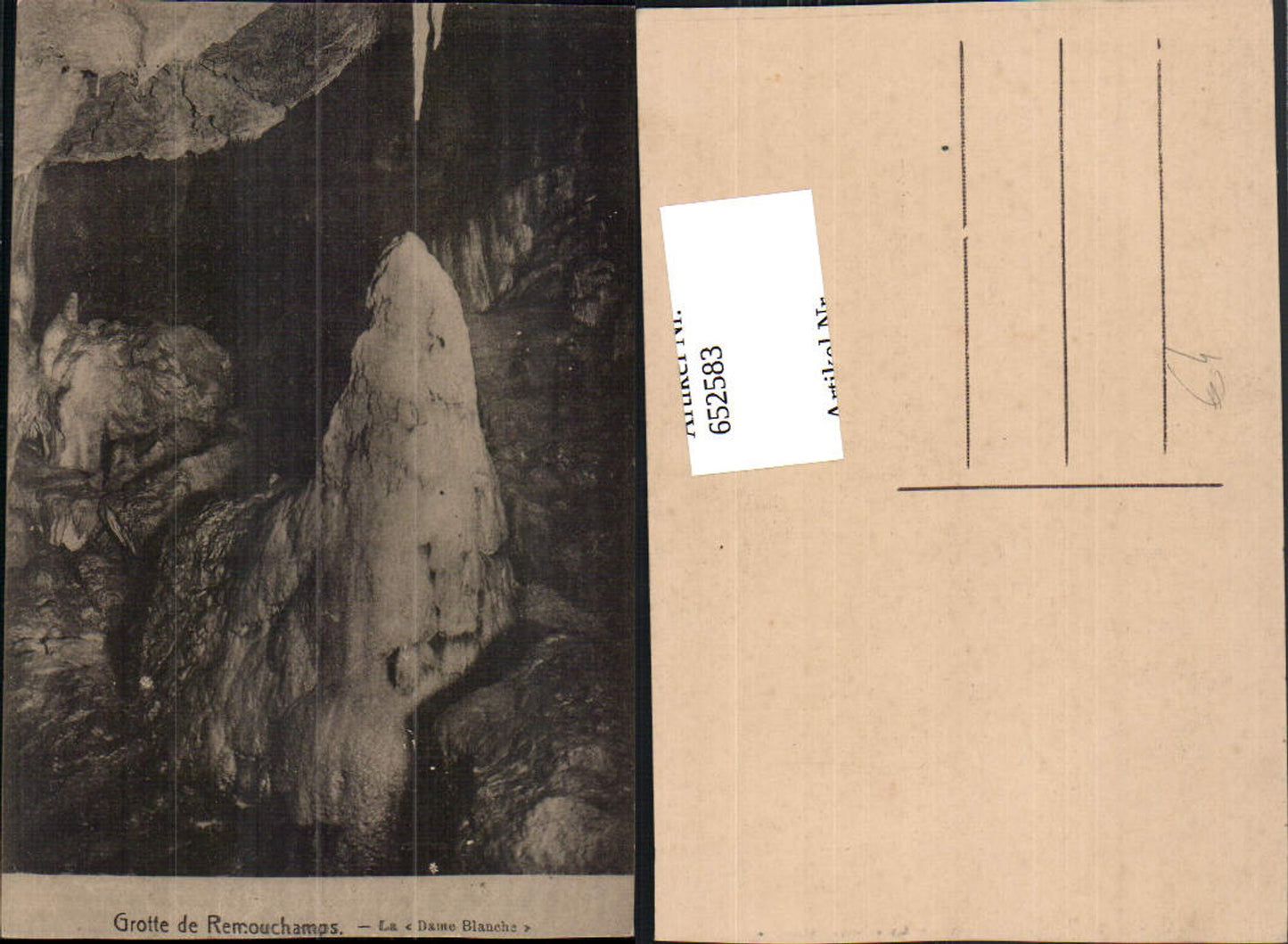 652583,Grotte de Remouchamps La Dame Blanche Höhle Grotte France