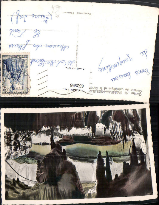 652598,Grottes de Baume-les-Messieurs Galerie de catafalque et la Sacristie Grotte France